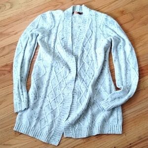 🌹Belldini cream with black specs open cardigan  Sz S-XS